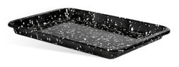 Habitat Splatter 42cm Enamel Oven Tray Black - £10, 4354161
