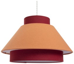 Habitat Stacked 25x40cm 3 Tier Easy Fit Lampshade - Red, £25, 4163826