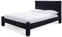 Habitat Vallero Luxe Double Boucle Bed Frame - Navy, £400, 3445569