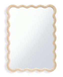 Habitat Wavy Wall Mirror - Solid Ash - 75x55cm, £80, 6796875