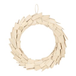 Habitat Whitewash Wood Wreath, £12, 7086773