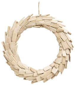 Habitat Whitewash Wood Wreath, 7086773, £12