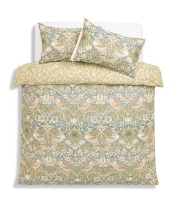 Habitat x Morris & Co Bedding Double - Strawberry Thief & Oak, £48, 5793295
