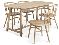Habitat x Morris & Co Canterbury Table & 4 Chairs - Oak, £815, 5251555