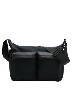 Autograph Adjustable Messenger Bag, Black, £75