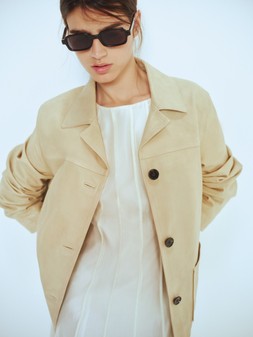 Autograph Jacket £280, Autograph Dress £90, Sunglasses £10