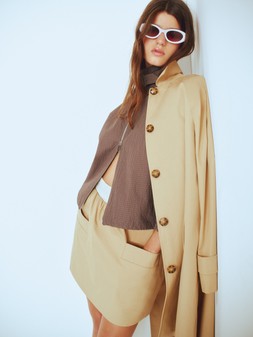M&S Coat £70 M&S Jacket £55 Goodmove Shorts £28 M&S Skirt £30 Sunglasses £16