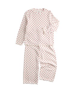 M&S COSY RIBBED HEART PYJAMAS ​(10-16 YRS) £14-£16​