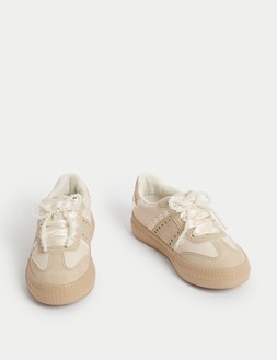 M&S Kids' Lace Detail Trainers (9 Small - 7 Large) £27-£31.
