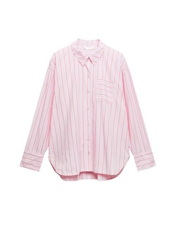 M&S Pure Cotton Poplin Striped Pyjama Top £16