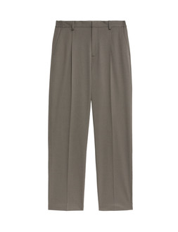 M&S Relaxed Fit Smart Stretch Trousers, Mole, £28