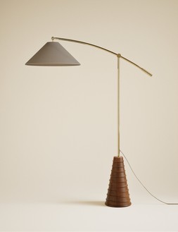 M&S Ribbed Arc Floor Lamp £199