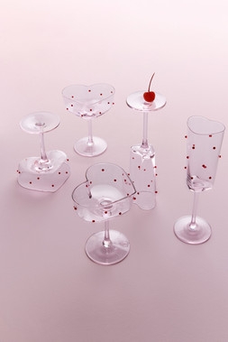 M&S Set of 2 Heart Shaped Coupes £15 M&S Set of 2 Heart Shaped Flutes £15