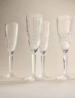 M&S Set of 4 Adeline Champagne Flutes £25