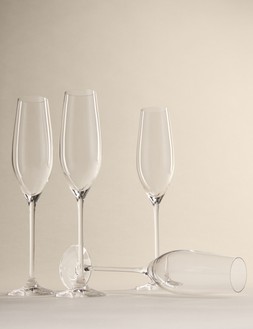 M&S Set of 4 Maxim Champagne Flutes £15