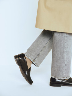 M&S Trench £95, M&S Jeans £35, Socks Autograph 3 pack £18, Shoes £85