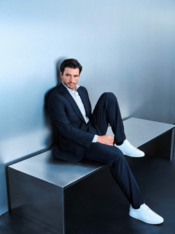 M&S x Williams, Carlos Sainz, Blazer £110, Jumper £40, Trousers £50 (2)