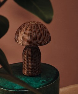 M&S RATTAN COLBY LAMP £39