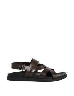 AUTOGRAPH LEATHER SANDALS BROWN £45