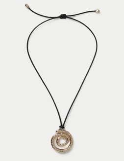 M&S BLACK SPIRAL NECKLACE £16.50