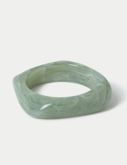 M&S Collection Green Resin Square Bangle £16.50