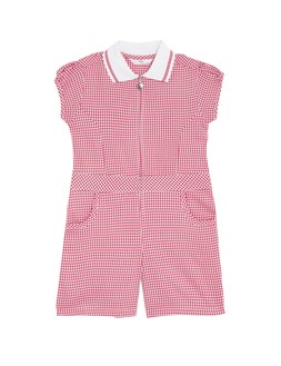 M&S Girls Gingham school playsuits 2-14 Yrs £9-12