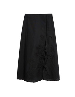 M&S SHIRRED MIDI SKIRT £45