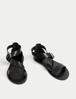 M&S SLOANE LEATHER STRAP SANDAL £49.50 (2)