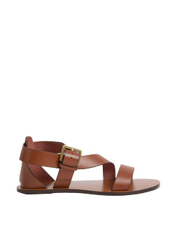 M&S SLOANE LEATHER STRAP SANDAL BROWN £49.50 (1)