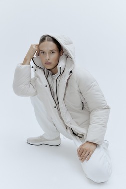 Goodmove Coat £69- Goodmove Jumper £35 -Goodmove Joggers £32.50 -Shoes £49.50