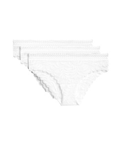 M&S Collection 3pk Flexifit Lace Brazilian Knickers £16 (2)