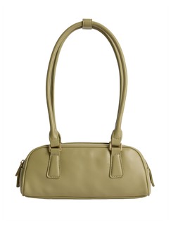 M&S Collection Faux Leather Bowler Bag Olive £39.50