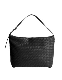 M&S Collection Faux Leather Woven Shoulder Strap Black £45