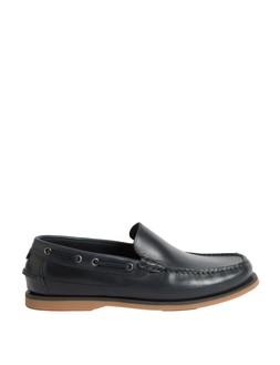M&S Collection Leather Slip-On Boat Shoes Navy£60