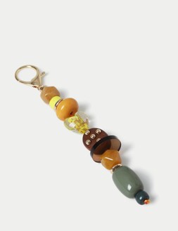 M&S Collection Multi Bead Bag Charm Keyring £16.50 (2)