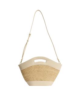 M&S Cream Straw Basket Bag £55