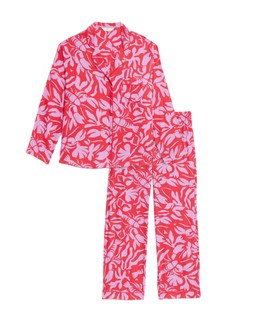 M&S Cotton Blend Lobster Print Pyjama Top Set £30