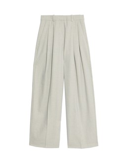 M&S Melange Double Pleat Wide Trousers £39.50 (1)