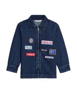 M&S Pure Cotton Badged Denim Jacket (2-8 Yrs) £20