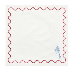 M&S Set of 4 Bistro Embroidered Napkins £14 (5)