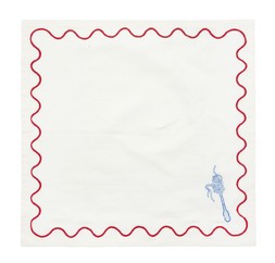 M&S Set of 4 Bistro Embroidered Napkins £14 (5)
