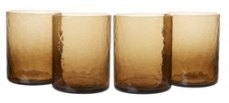 M&S Set of Four Casual Hammered Tumbler Glasses £20
