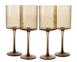 M&S Set of Four Casual Hammered Wine Glasses £20
