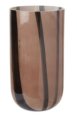 M&S Striped Glass Vase £15