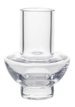 M&S X KELLY HOPPEN GLASS CYCLINDER VASE £9.50 (2)