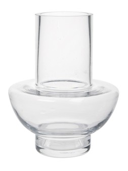 M&S X KELLY HOPPEN GLASS CYCLINDER VASE £9.50