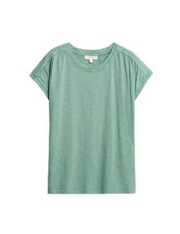 Per Una Green Gathered Sleeve Tee £19.50